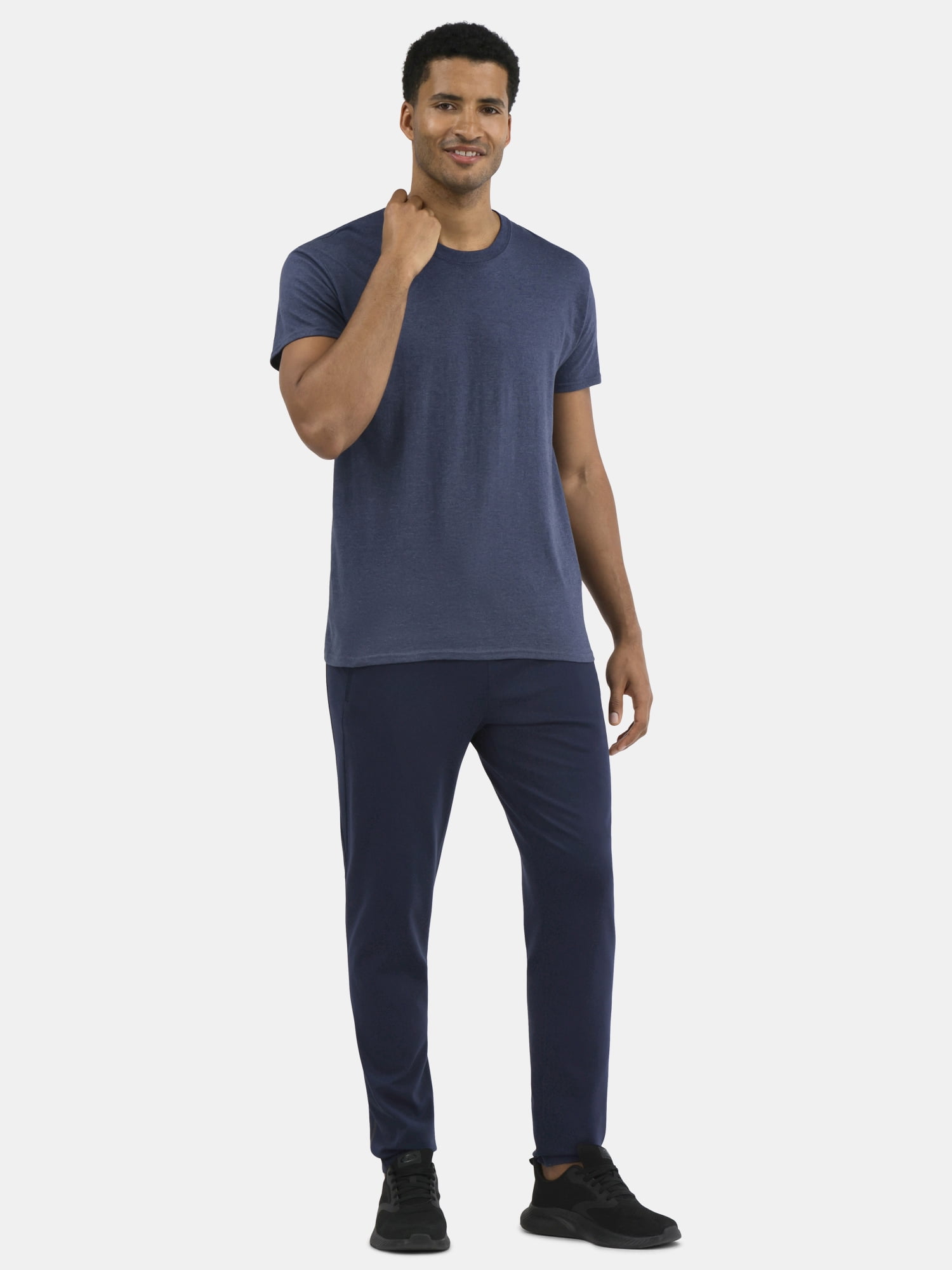 Athletic Works Men's and Big Men's Cotton Active Tee with Short Sleeves, Sizes XS-4XLT