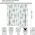 thumbnail image 2 of Cactus Curtains, Cute Bohemian Style Tropical Plant Pattern, Kids Boys Girls Bedroom Living Room Blackout Curtains, 2 Panel Set,42X54 Inch, 2 of 6