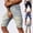 Black, variant on CHUMUD Men's Stretch Fit Jean Shorts Destroyed Denim Shorts Casual Blue Short Jeans Relaxed Fit Summer