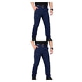 thumbnail image 2 of Qarigey Pantalones Cargo para hombre, mono de entrenamiento ligero de secado rápido para exteriores de verano para senderismo, montañismo, Armada L 2Conjunto, 2 of 6