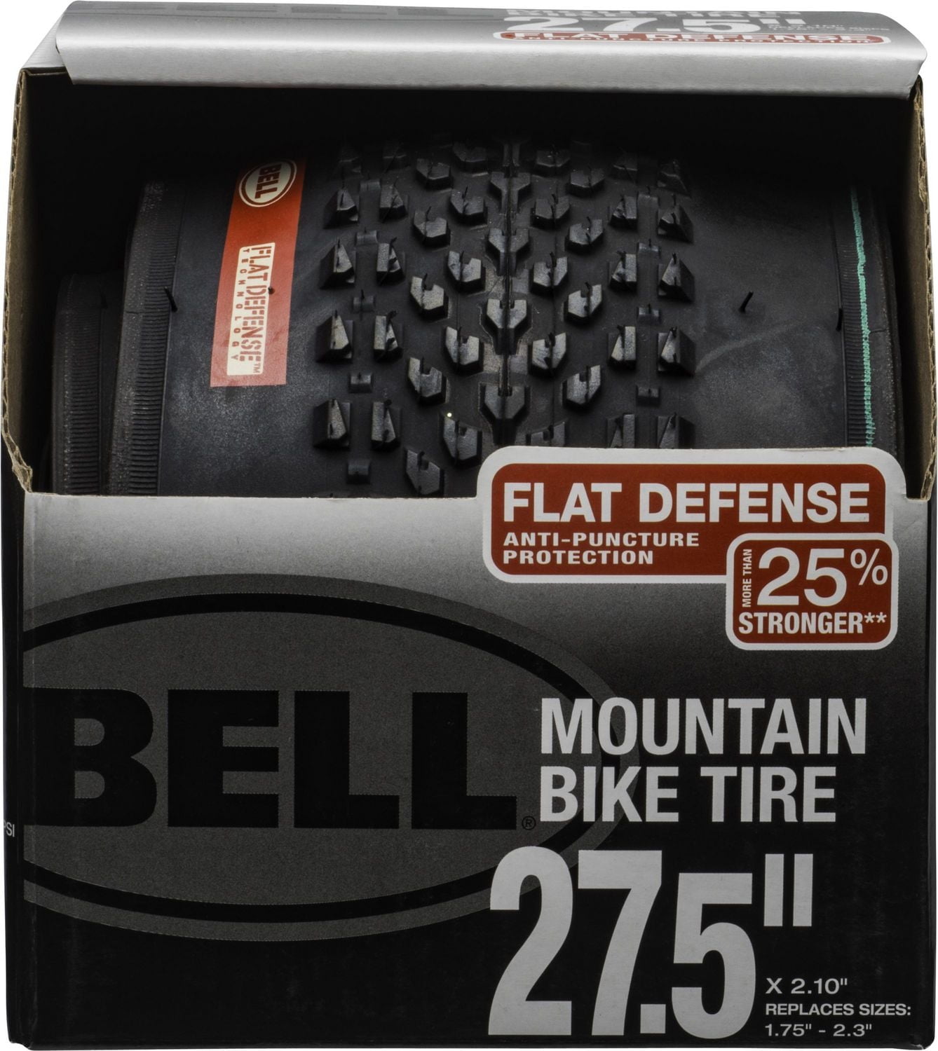 Bell Sports 27.5" Mountain Bike Tire with Flat Defense, 27.5" Mountain bike tire