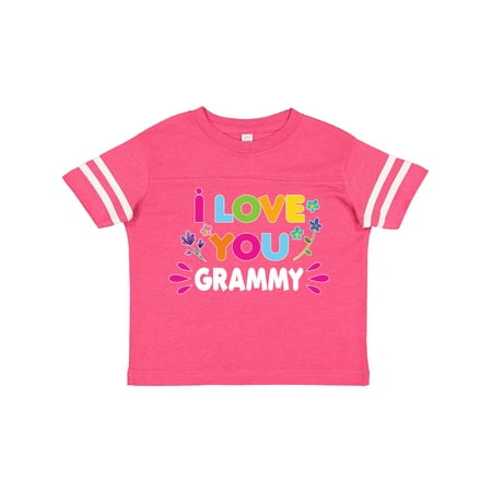 

Inktastic I Love You Grammy with Flowers Gift Toddler Toddler Girl T-Shirt