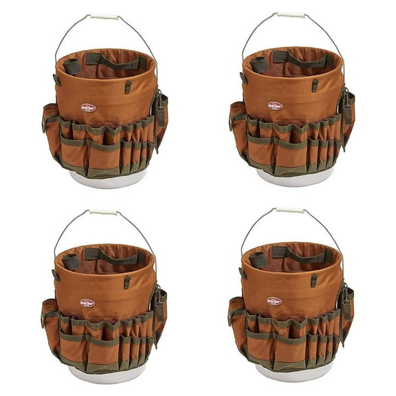 The Bucketeer Bucket Tool Organizer in Brown, 10030 (Pack of 4)