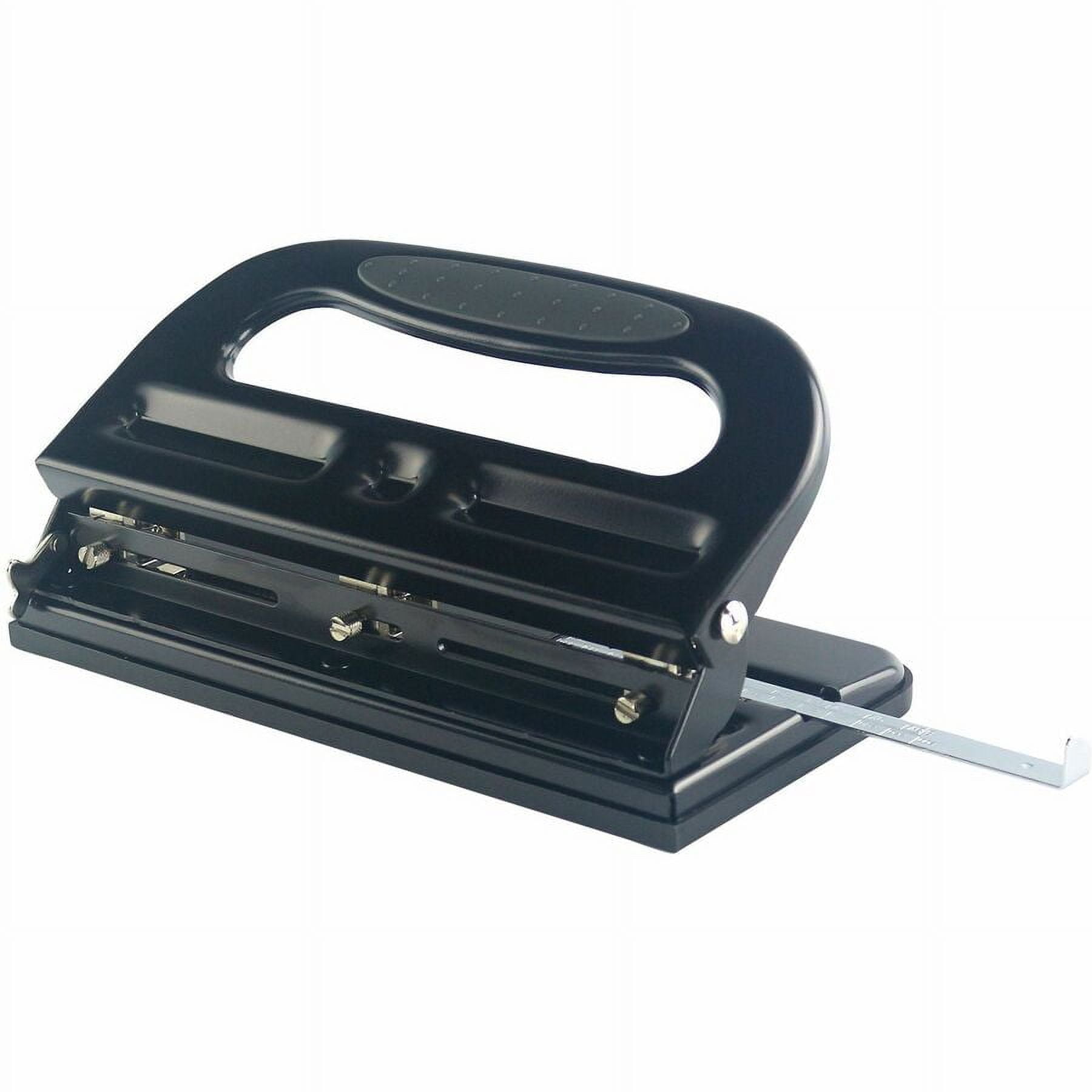 Business Source, BSN62897, Three-hole Heavy-duty Punch, 1 Each, Black