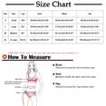 thumbnail image 3 of Fesfesfes Women Bikini Set Color Matching Bathingsuit Halter Split Swimsuit Bikini High Waist Beachwear Set Gifts for Her, 3 of 9