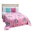 thumbnail image 1 of Frazada Calientita Matrimonial Elefantito  Rosa Unicornios Felicity, 1 of 3