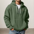 thumbnail image 4 of WILLBEST Sudadera con Capucha para Hombre, Suave y Cómoda, para Uso Informal Al Aire Libre, Ligera, Deportiva, con Cremallera XXGrande, 4 of 9