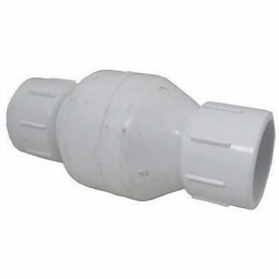 Kbi Spring Check Valve 1-1/2 " 150 Psi Sch 40 Pvc