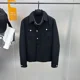 thumbnail image 3 of Chaqueta de solapa de estilo pequeño y fragante para hombre, nueva chaqueta de marca de lana suelta informal de moda de otoño e invierno, 3 of 5