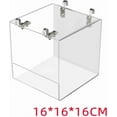 thumbnail image 2 of Transparent Acrylic Bird Bath Box with Hook,Thickened Hanging Water Bath Tub Bird Supplies Shower Cage Accessory for Parrot Cockatiel Parakeet, 2 of 6