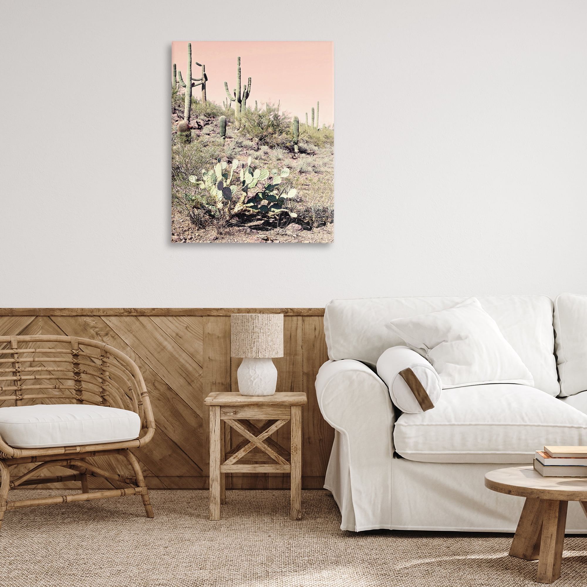 Stupell Industries Rustic Desert Scene Landscape & Nature Photography Wrapped Canvas Art Print Wall Art, 30 x 40