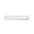 thumbnail image 4 of Mainstays 6 Hook 27 inch Hook Board for Coats, Bags, Leashes, Keys, Towels, 45 lbs Capacity, White, 1 Pc, 4 of 6