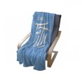 thumbnail image 4 of Fitness Soft Flannel Fleece Throw Blanket, I Like Fitness Sports and Work out Athletic Lifestyle Theme Exercise Health, Cozy Plush for Indoor and Outdoor Use, 70" x 90", Pale Blue White, by Ambesonne, 4 of 6