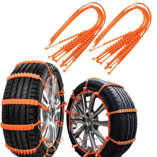 20 Pcs Cadena Antideslizante Con Correa Cadenas Para Neumáticos De Nieve Correas De Nailon Para Nieve Corbata Antideslizante Para Escape De Emergencia Se Adapta A Varios Tipos De Vehículos, Incluidos