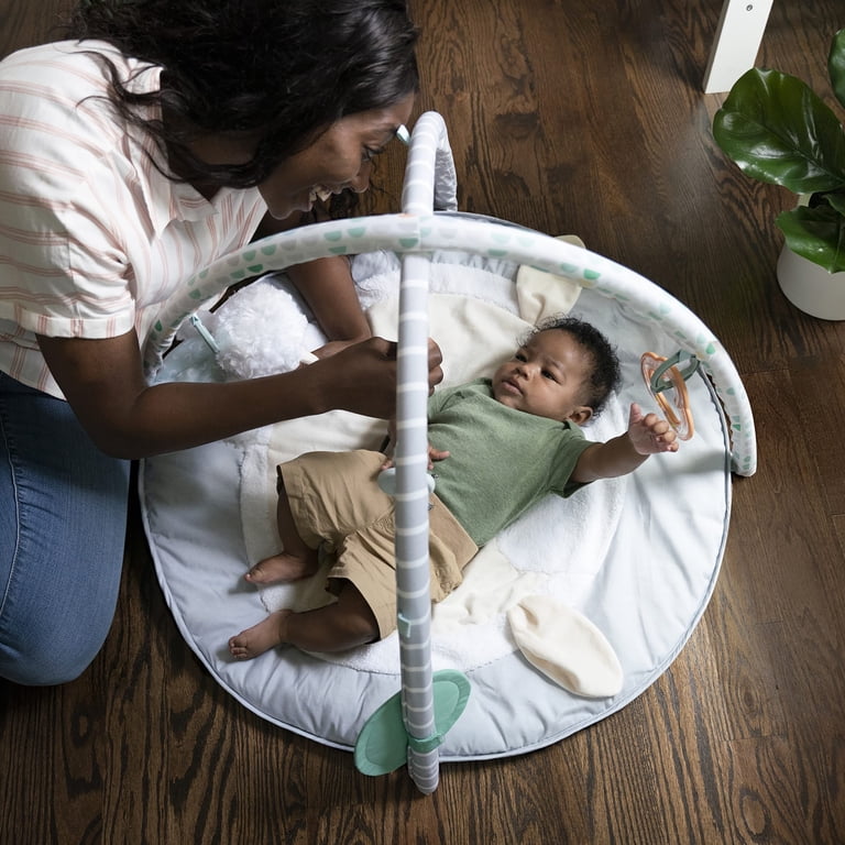 Ingenuity Sheppy's Spot Ultra Plush Baby Activity Gym & Tummy Time