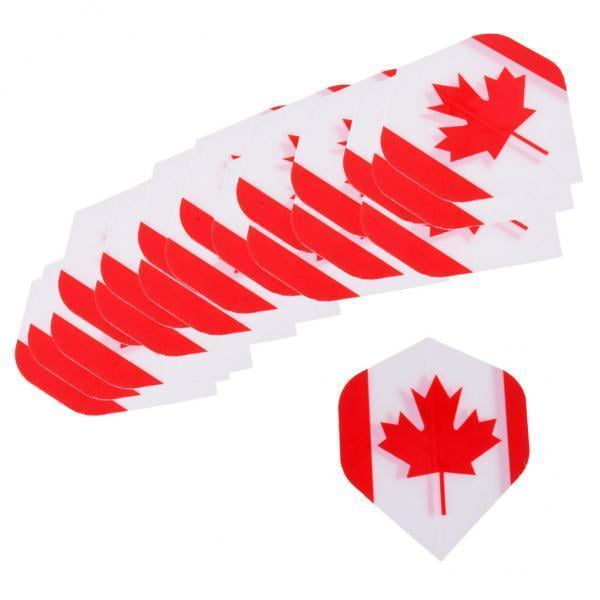Paquete de 2-3 plumas estándar Dardos profesionales Accesorios Canadá 3 piezas Sunnimix Plumas estándar de dardos