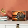 thumbnail image 3 of Nawypu Leopard Canvas Wall Art Sunset Landscape Painting African Wildlife Prints Animal Posters Wall Pictures for Living Room Decor, 3 of 4