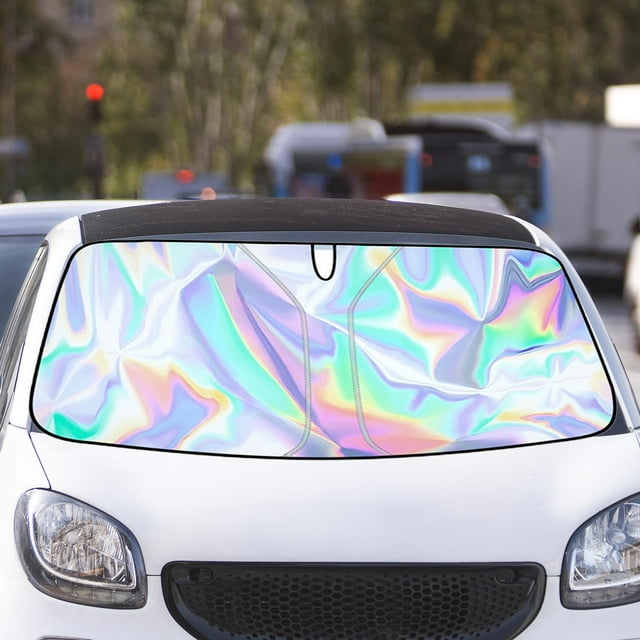 DYNWAVECA Generic Wind Sun Visor Sun Visor Protector Sun Protection Portable Auto Accessory Keep Cool Car Shade Sun Visor for Car 145x80cm