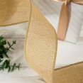 thumbnail image 5 of Cinta con alambre de tela de arpillera CT CRAFT LLC, 6,35 cm x 18,3 m, natural, 5 of 5
