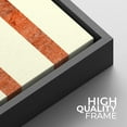 thumbnail image 4 of PixonSign Framed Wall Art Print Set Geometric Orange and Gold Maze Pattern Abstract Shapes Digital Art Modern Art Chic Colorful Multicolor Ultra for Living Room, Bedroom, Office - 24"x24"x2 Black, 4 of 5
