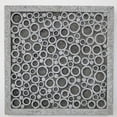 thumbnail image 2 of Sandstone square well decor..w/bubble design 17 x 17 x 1.5 - Set of 2, 2 of 2