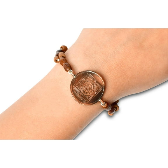Rudra Centre Mahamritunjaya Yantra Bracelet in Copper
