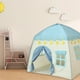 thumbnail image 5 of Tienda de Campaña Infantil con Diseño de Princesa y Flores - Casa de Juegos para Interior y Exterior con Bolsa de Almacenamiento, Diseño de Tela Azul y Rosa, 130 X 90 X 130 Cm, 5 of 6