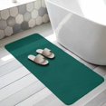 thumbnail image 2 of Runner Rug 15.7"x47.2", Dark Green Non Slip Backing Floor Mats Area Rugs, Absorbent Muddy Dirt Trapping Carpet for Hallway Entryway Kitchen Bedside Living Room Modern Pure Dark Green, 2 of 9