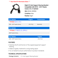 thumbnail image 2 of Right CV Axle Support Bearing Bracket - Compatible with 2010 - 2019 Toyota Camry 2.5L 4-Cylinder 2011 2012 2013 2014 2015 2016 2017 2018, 2 of 2