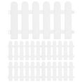 thumbnail image 4 of White PVC Fence for Decorative Use Perfect for Gardens Courtyards or Miniature Displays 5 Pieces, 4 of 9