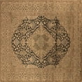 thumbnail image 1 of Ahgly Company Indoor Square Oriental Brown Industrial Area Rugs, 6' Square, 1 of 4