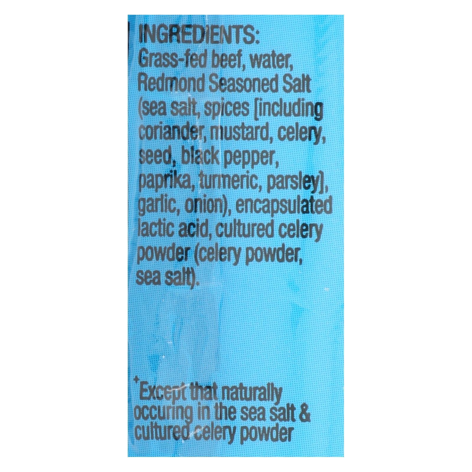 Nick's Sticks Snack Sticks - Beef - Case of 25 - 1.7 oz.