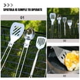 thumbnail image 2 of OHOIOLLA Home Cooking Stainless Steel Spatula 1Pack 14.74X3.73X0.08in, 2 of 6