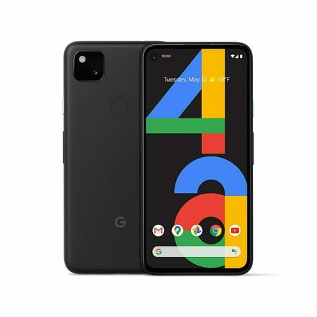 Open Box Google Pixel 4A Android Phone - Unlocked Smartphone Battery Saver 128GB Full GSM/ CDMA , - Just Black