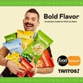 thumbnail image 6 of Tantos Puffed Pasta Chips Pesto Plant Based Low Calorie Snack 1 oz, Pack of 6, 6 of 7