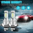 thumbnail image 3 of 4 Uds 1860 H7 80W lámpara de luz antiniebla LED de alta potencia bombilla de faro delantero de coche 6000K luz blanca, 3 of 5