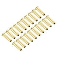 thumbnail image 1 of Unique Bargains 2.5mm Tube Brass Compression Fittings, 20 Pack Insert Compression Sleeve Fitting, 1 of 4