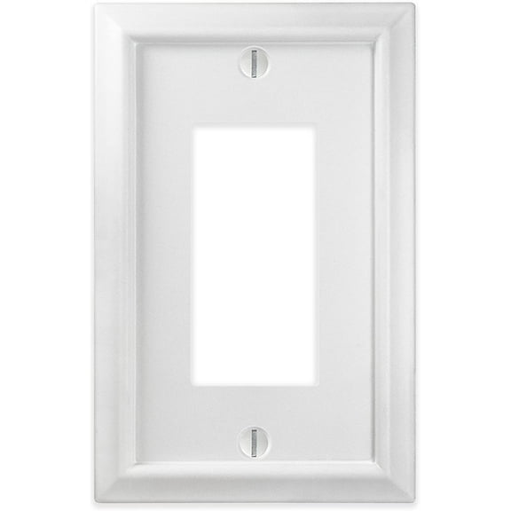 Amerelle 1 Gang Standard Annabelle Decorator/Rocker Switch Plate