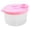 Pink, variant on Formula Dispenser On The Go, Food Storage Containers with Lid, Non-Spill Rotating Three-Compartment Formula Container to Go, Milk Powder Snack Container for Travel Outdoor