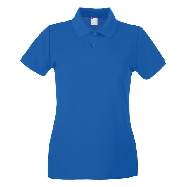 Fruit of the Loom Polo à Manches Courtes Coupe Féminine pour Femmes