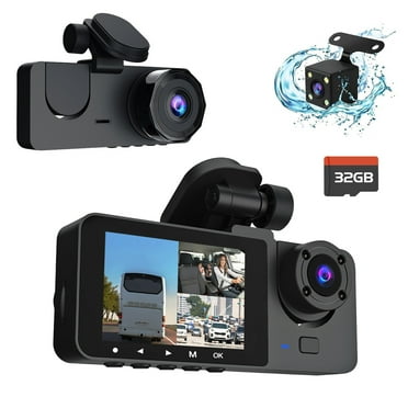 Dash Camera for Cars,1080P HD Car Camera Front Rear, Built-in Super Night Vision,2.0'' IPS Screen,170°Wide Angle,WDR, 24H Parking Mode, Loop Recording
