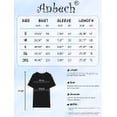 thumbnail image 6 of XCHQRTI Mountain Heartbeat Tshirt Flower Graphic Tees Women Ladies Tee Shirts Short Sleeve, 6 of 8