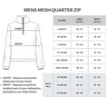 thumbnail image 2 of Real Essentials 3 Pack: Men's Mesh Long Sleeve Athletic Quarter Zip Pullover - Outdoor UPF 50+ (Available in Big & Tall), 2 of 2