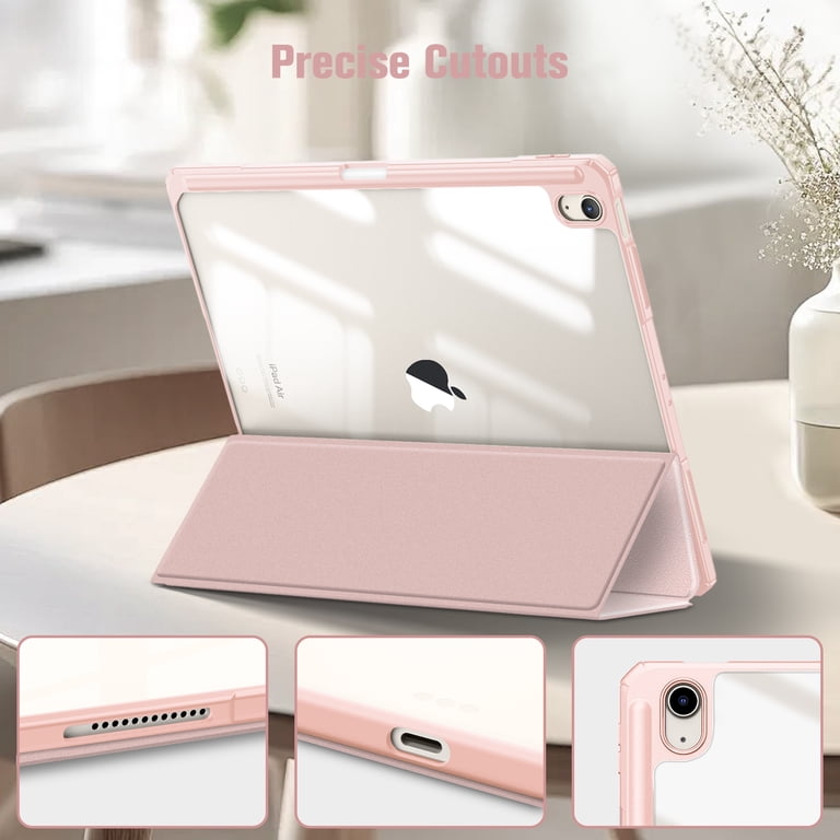 iPad Air 5(ローズゴールド) 本体、Apple Pencil、ケース Fintie Slim Case for iPad Air 13-inch M2 2024 M3 2025, Shockproof