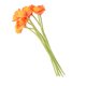 thumbnail image 1 of 8pcs Flor de Amapolas de Simulación Ramo Artificial Adornos de Compromiso de Cumpleaños 7 naranja BLESIY Flores artificiales, 1 of 8