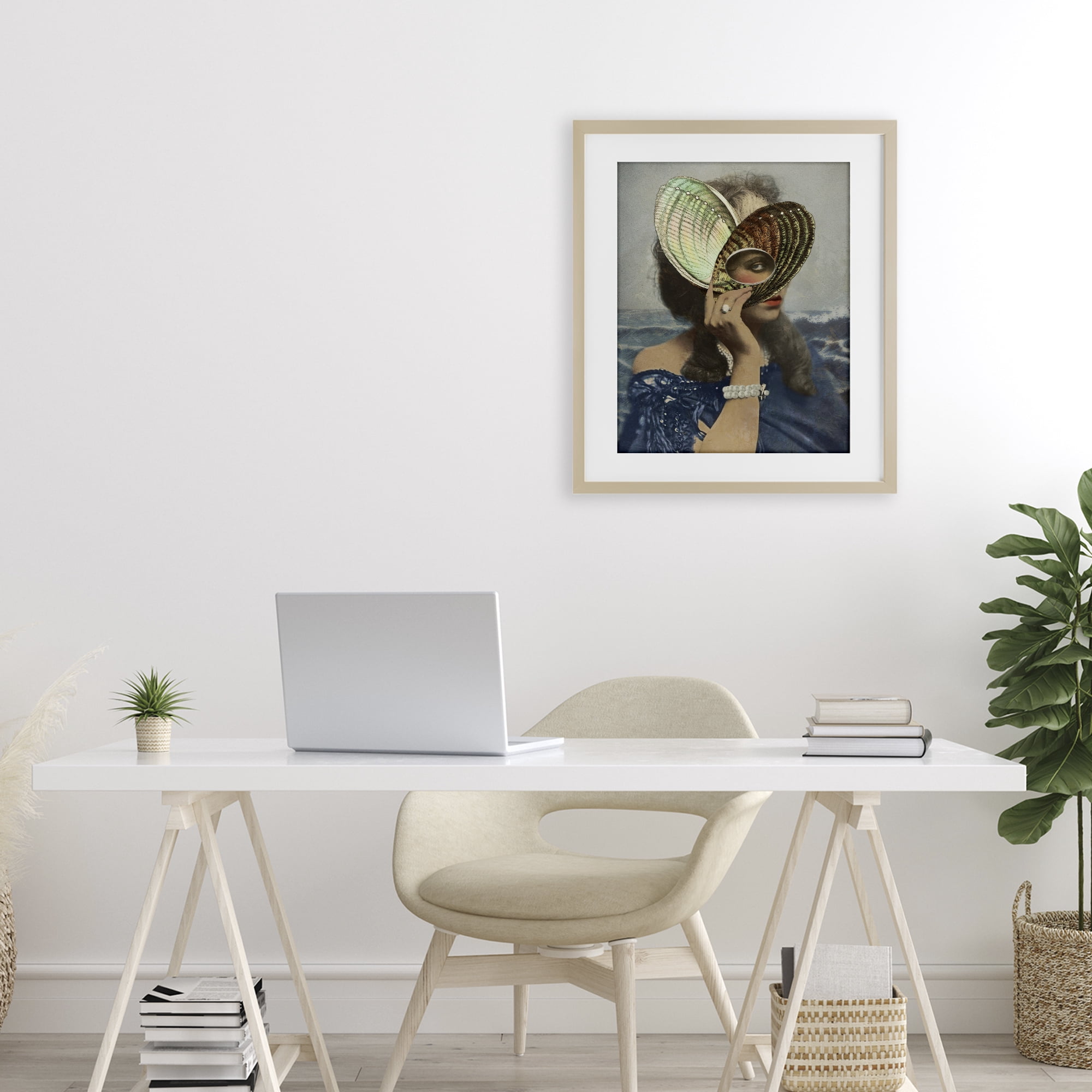 Stupell Industries Portrait of Naturalist Birch Framed Print Under Glass, design by Victoria Barnes