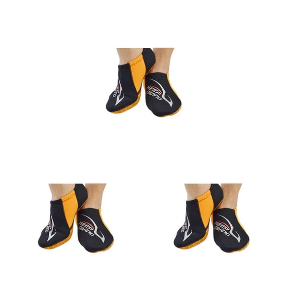 Sonducket Calcetines de buceo de nailon Keep Diving DS-112, suministros de esnórquel, calzado de buceo, zapatos con varios tamaños, antideslizantes, naranja XS 3piezas Sonducket CBP192304
