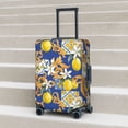 thumbnail image 6 of Fuzoiu Sicilian Style Print Suitcase Cover,Washable Luggage Covers for Suitcase,Elastic Luggage Protector Cover,Scratch Resistant Travel Suitcase Covers-Large, 6 of 7