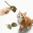 thumbnail image 3 of Koiauber Squeaky Plush Mice for Cats Interactive Realistic Mouse Cat Toy with Touch Activated Sound Electronic Chirping Self Play Kitten Toy for Indoor Cats, 3 of 8