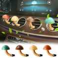 thumbnail image 5 of Rbaofujie Solid Wood Mushrooms Car Solid Aromatherapy Car Vent Diffuser Set, 5 of 5